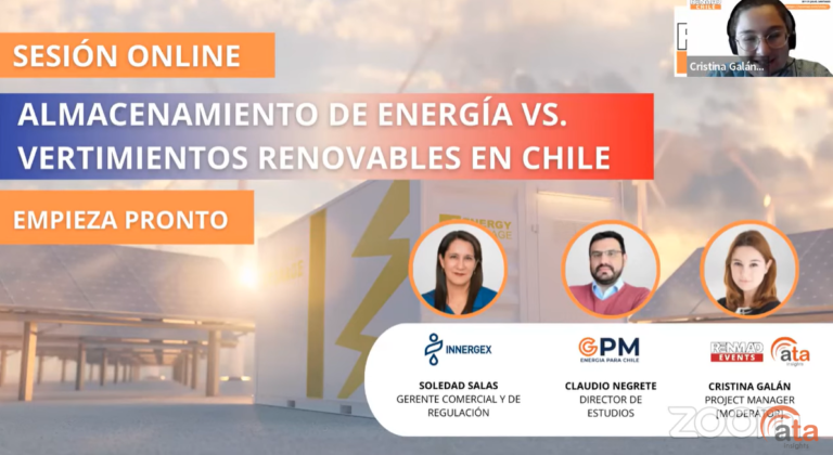 Director de Estudios de GPM resaltó relevancia del almacenamiento en la transición energética